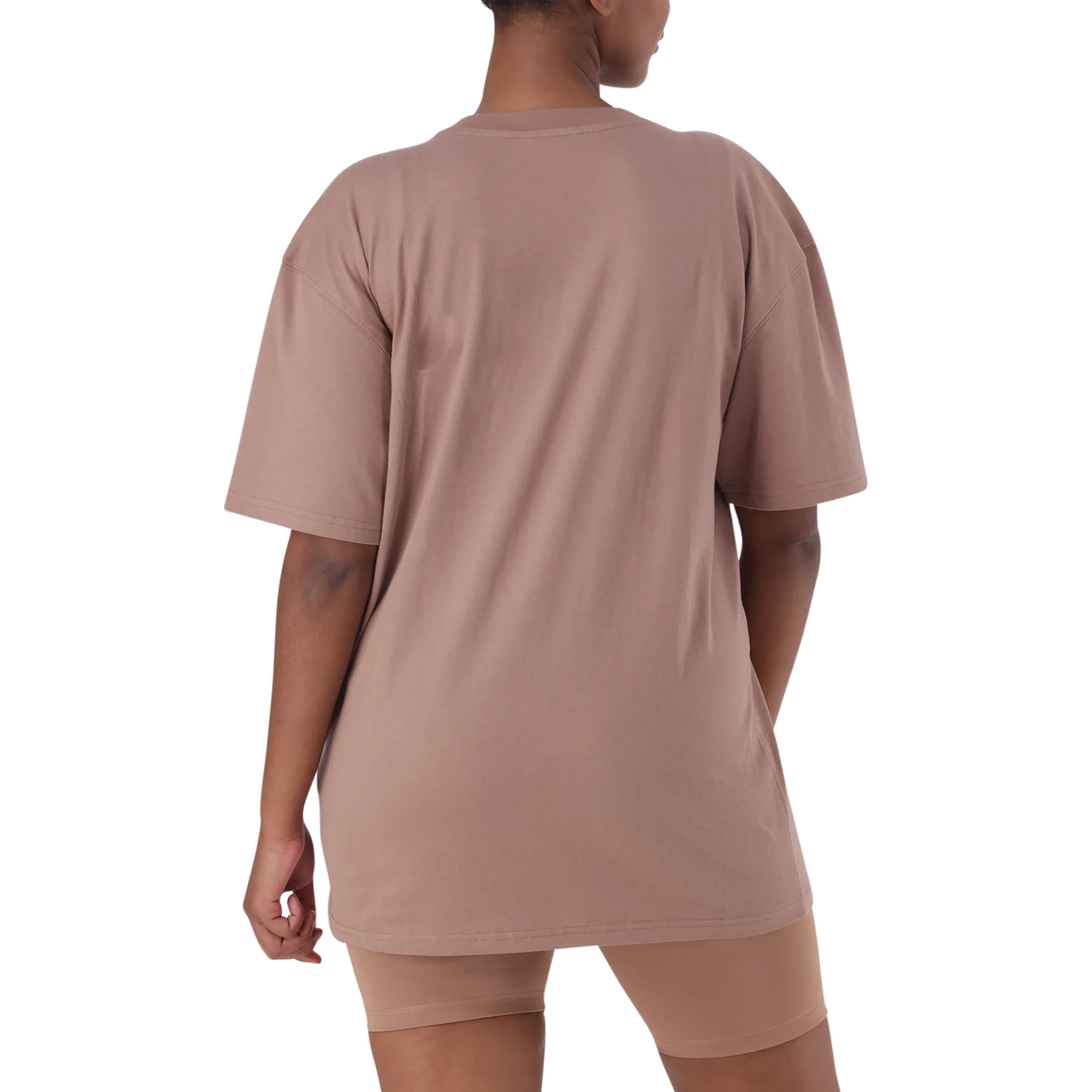 ATHENA TOFFEE OVERSIZED GRAPHIC T-SHIRT