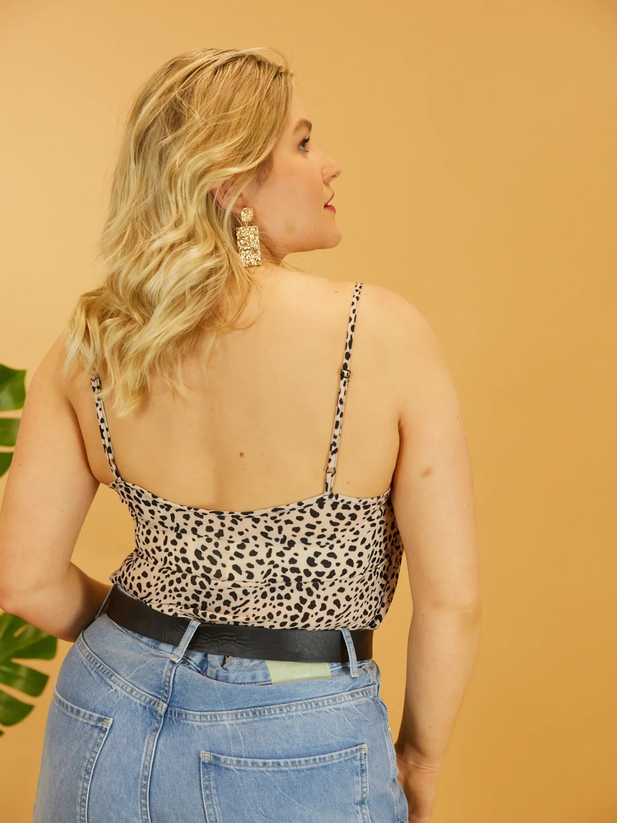 Beau Cami Top / Cheetah Print