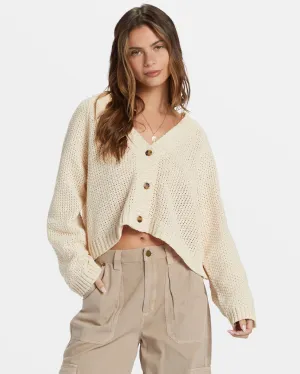 Billabong Lennon Cardigan Sweater - DOVE