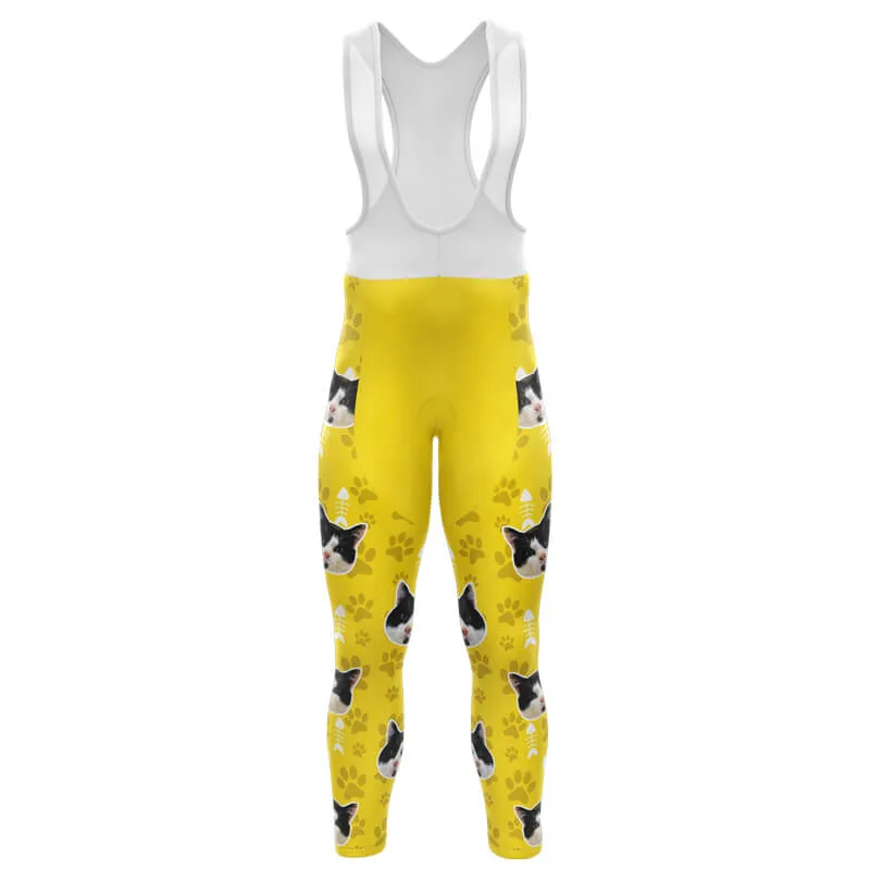 Cat Custom Face Bib & Shorts (Yellow)