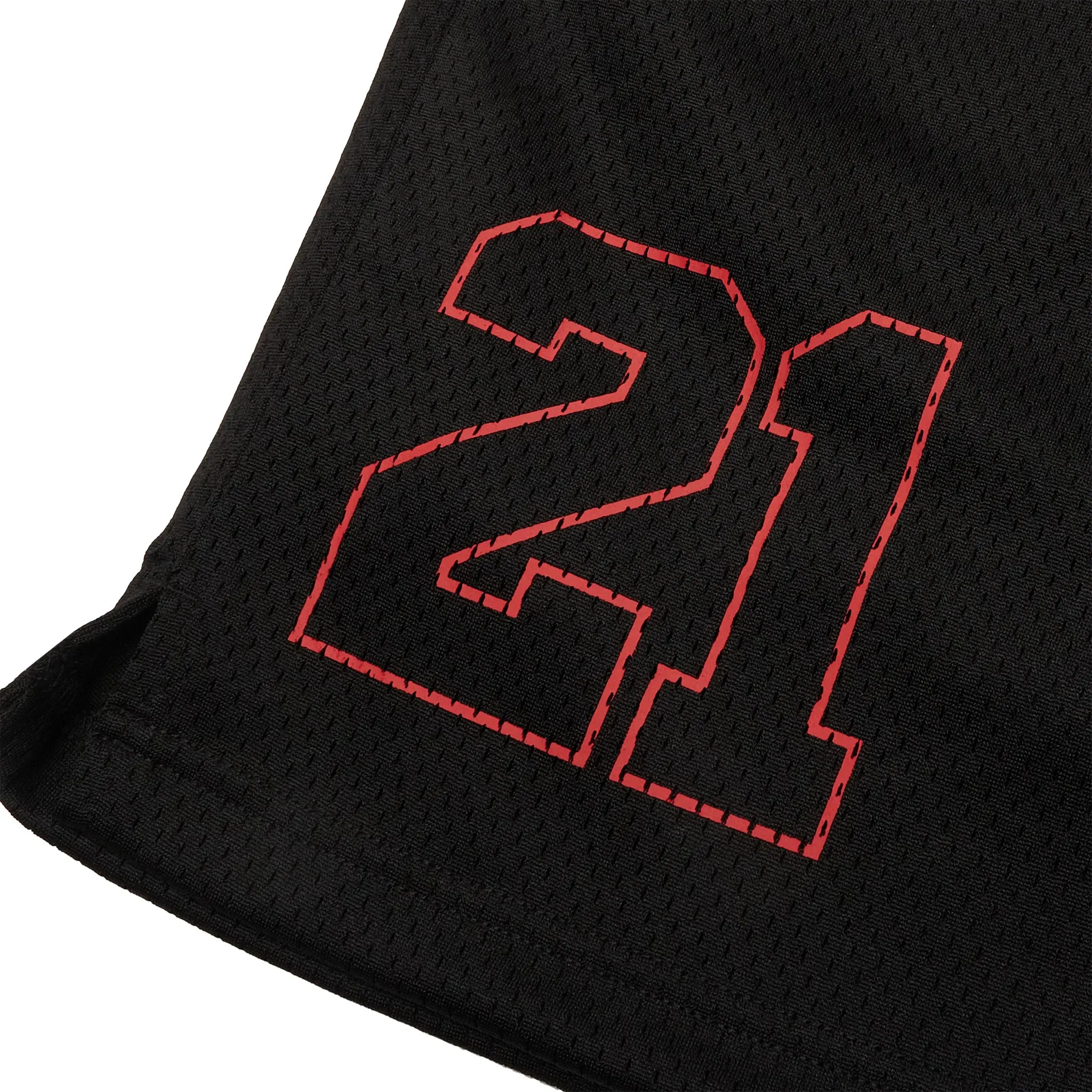 Corteiz x Slaughter Gang 21 Savage Mesh Black Shorts