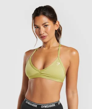 Gymshark Minimal Sports Bra - Vintage Green