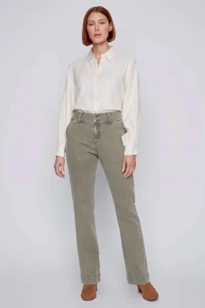 High Waist Khaki Jeans