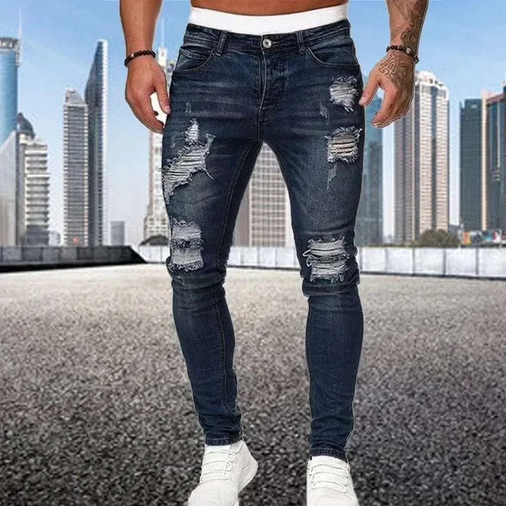 Men's Retro Skinny Jeans