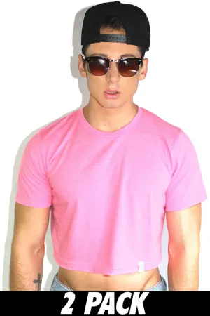 Multipack-Core Crop Tees-Neon