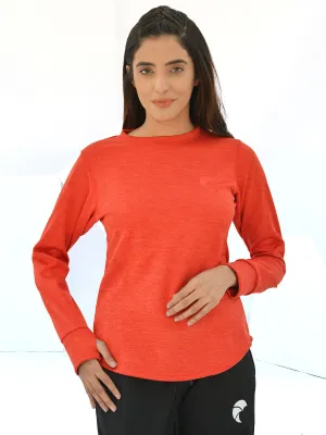 Performance - Sweat Shirt - 018 - Red / Orange