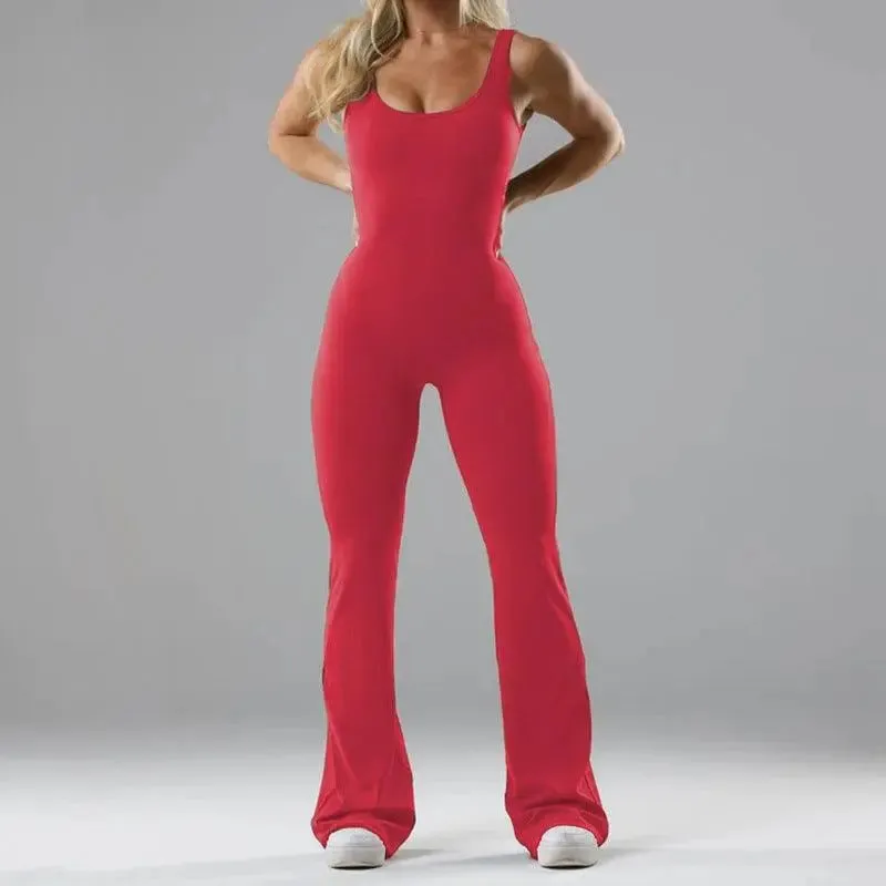 SculptFit Flare Yoga Bodysuit