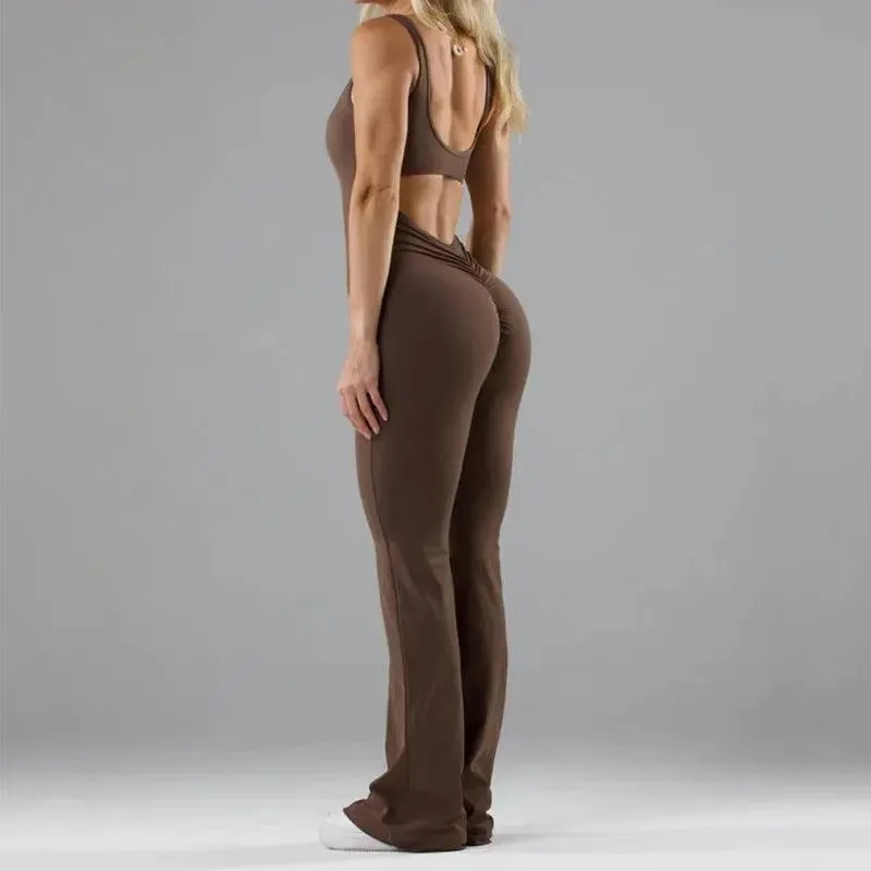 SculptFit Flare Yoga Bodysuit