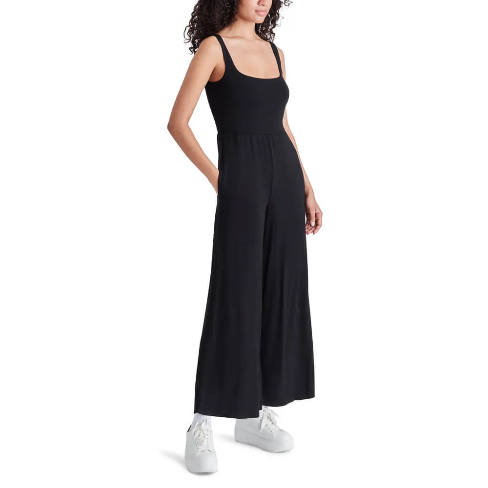 Steve Madden Amy Square Neck Wide Leg Jumpsuit