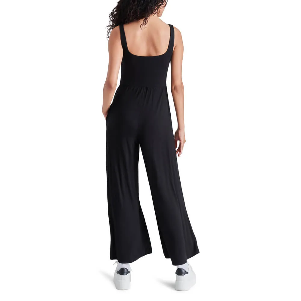 Steve Madden Amy Square Neck Wide Leg Jumpsuit