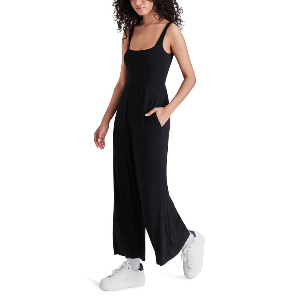 Steve Madden Amy Square Neck Wide Leg Jumpsuit