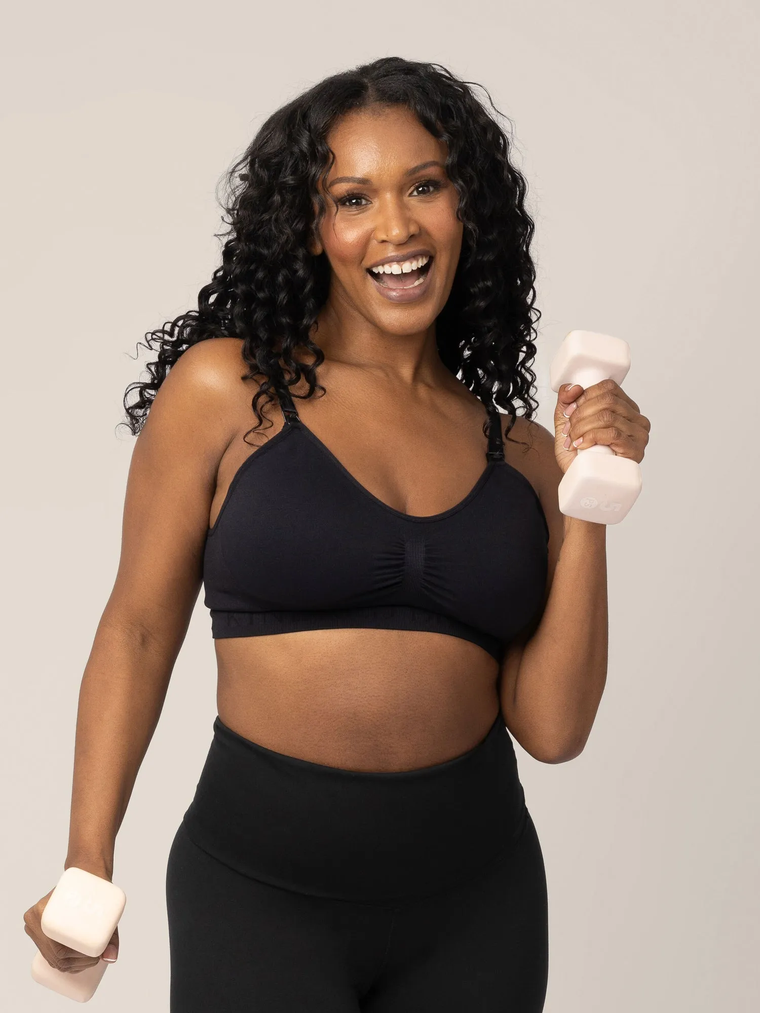 Sublime® Nursing Sports Bra | Black