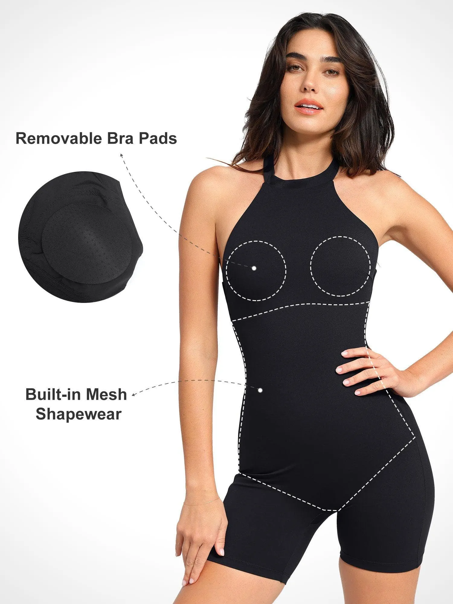 The Shapewear Romper Halter For Insiders