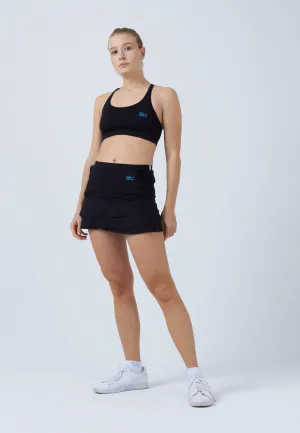 Tulip Tennis Skort with pockets, black