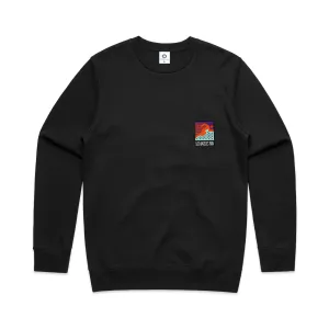 Vice 84 'LA84 Runner Patch' Crew Sweater - Black